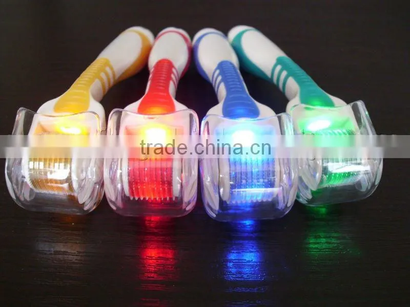 led light photon skin rejuvenation therapy derma roller