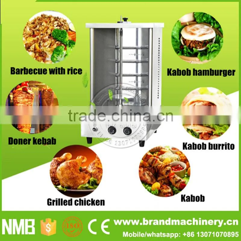 High heating Efficiency gas shawarma, doner kebab making machine, chicken doner