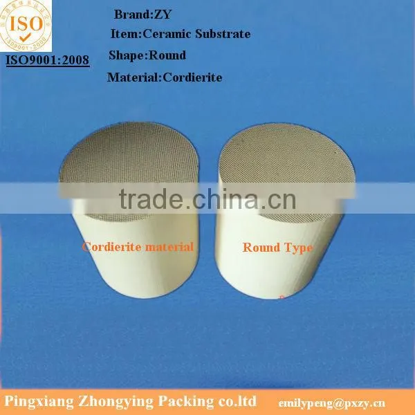waste gas emission treatment ceramic honeycomb, Car ceramic substrate