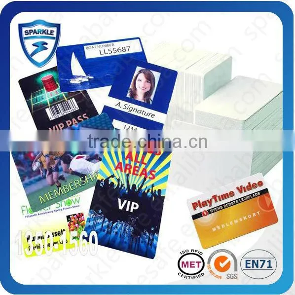 customized pvc rfid card access control system