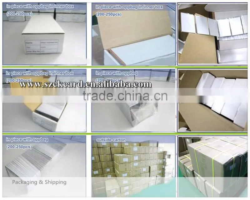 Customized printing IC card contact smart IC chip card
