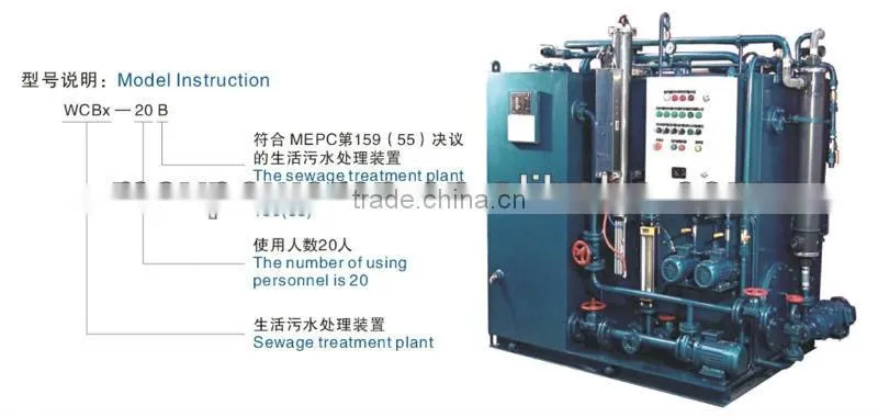 Marine Sewage and Waste Water treatment equipment from Maxpower