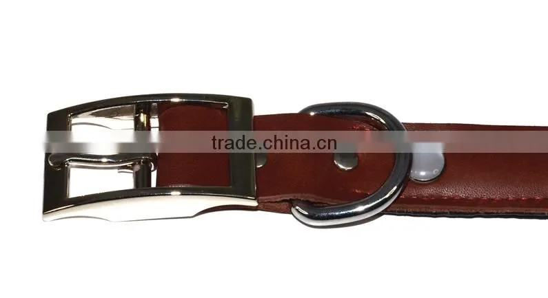 2017 Hot Selling LED Dog safety Collar leather collar
