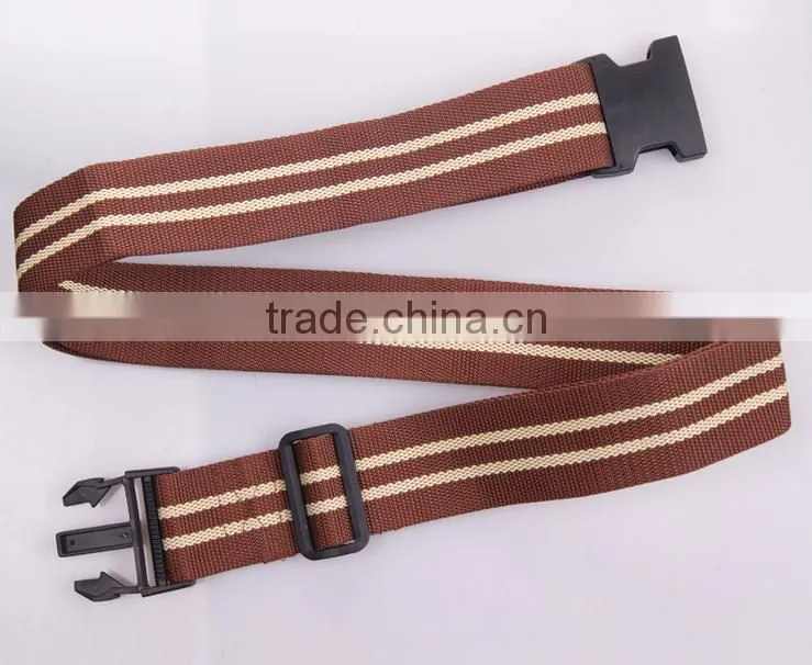 Adjustable multicolor travel luggage belt