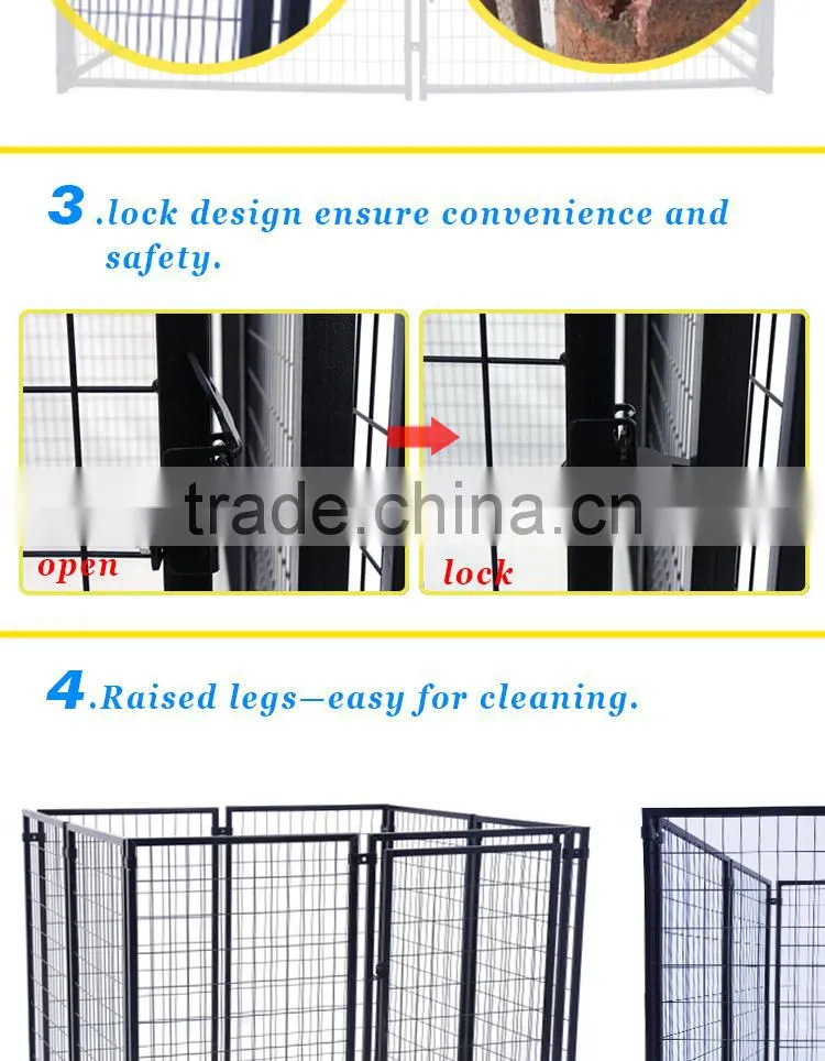 Manufacturer wholesale welded tube Do It Yourself Dog Kennel Pet dog Resort Kennel