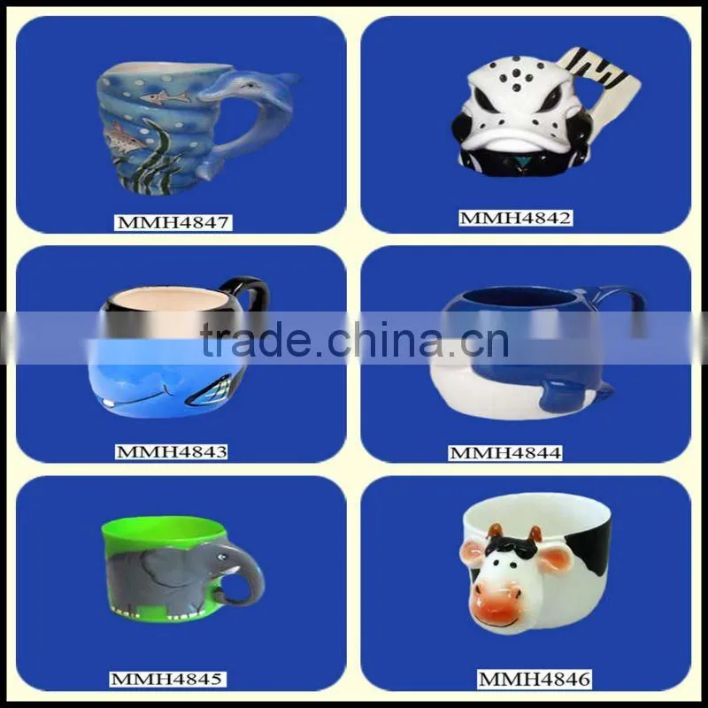 Decorative newly ceramic memo blackboard mug