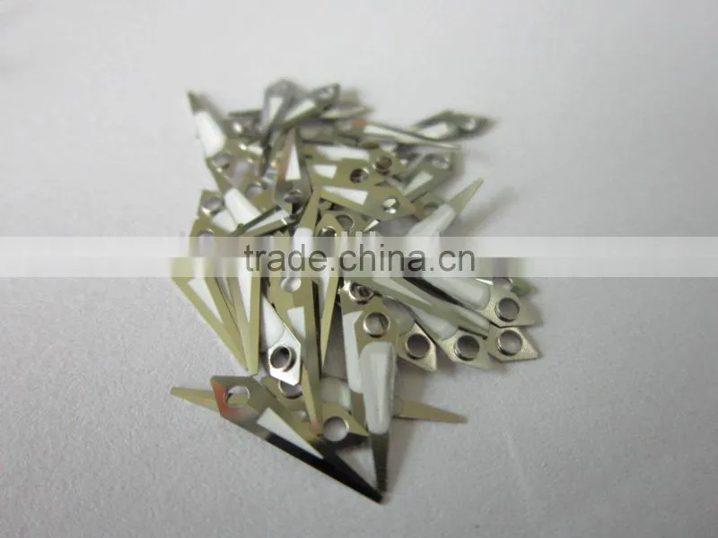 silver plating diamond cut watch hands with luminous