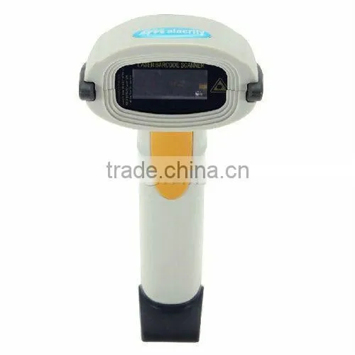 New USB to COM Handheld Visible Laser Barcode Scanner qr Barcode Scan Reader