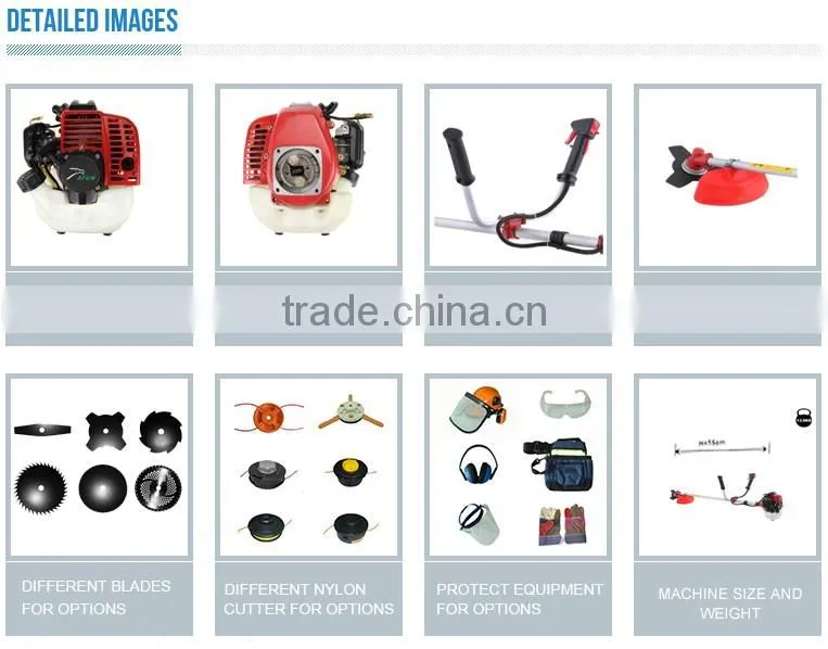 2-stroke gasoline garden grass cutting machine brush cutter (TFCG260)