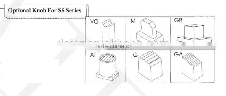 Daier high quality 63a change over switch/4 pins 6mm micro switch/ss 23e16 switch