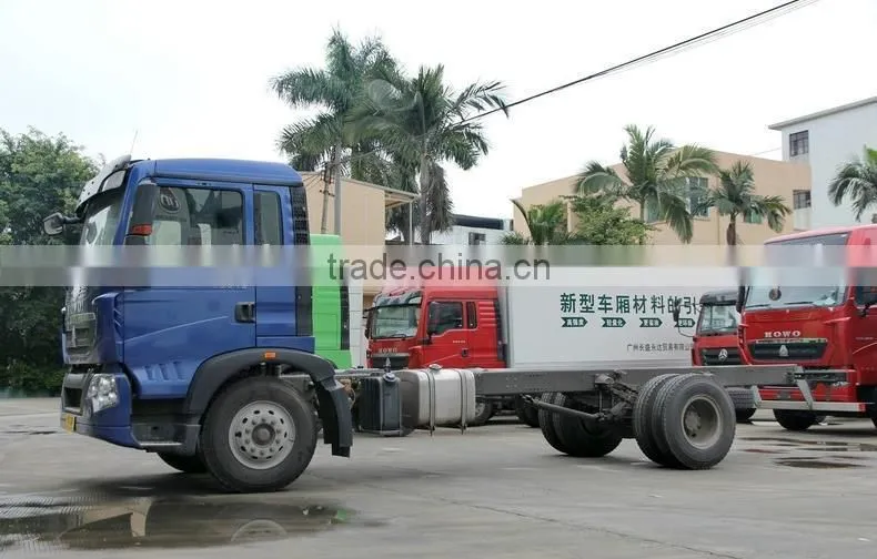 4x2 180hp Howo T5G Cargo Crane Truck Chassis sale in Senegal