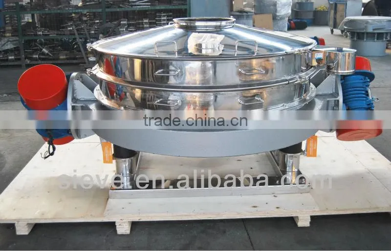 big output vibrating screen for cassava flour production