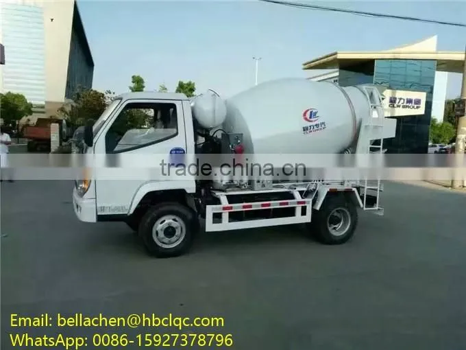 6 Wheels 2.5 Cubic Meters Mini Concrete Mix Truck