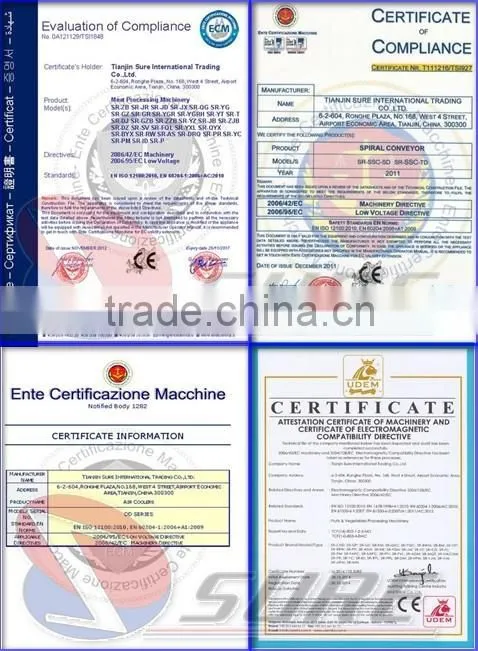 Reciprocating Stainless Steel Food Conveyor/Automatic Burger Patty Machine/Chicken Popcorn Processing Machine