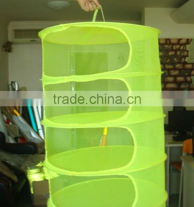 8 Layer Collapsible Dry Net Hydroponic Plant Herbal Drying Rack