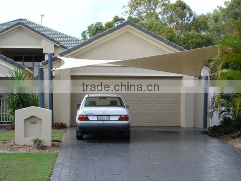Square HDPE car parking sun shade net