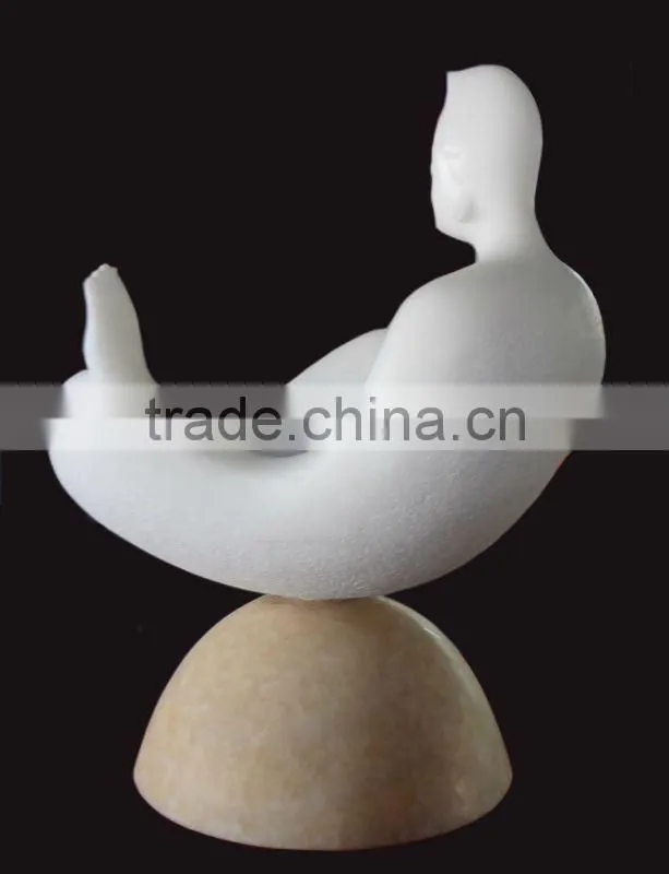 Abstract Marble Buddha Souvenir Craft