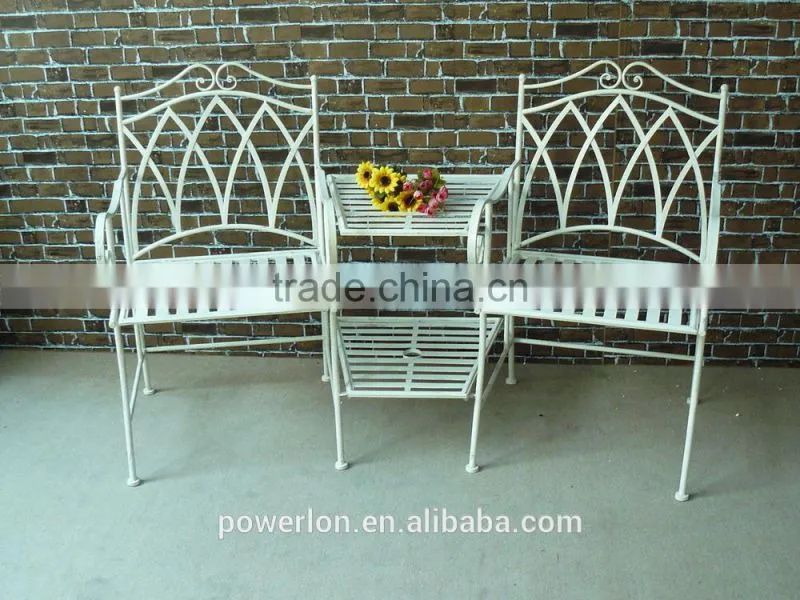 Royal outdoor rustic leisure portable folding double Lover's chair