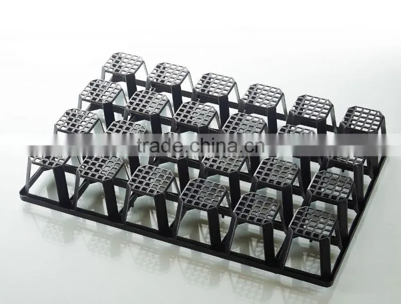 Plastic 24 Divided Plastic Material Hydroponic seedling trays