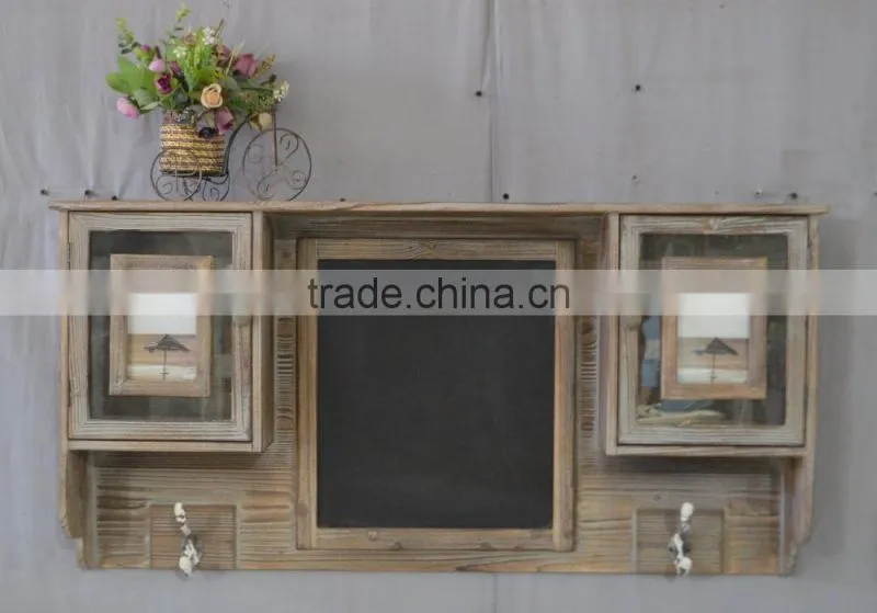 wall mounted Living room antique cabinet with blackboard