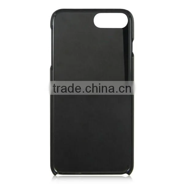 PC creative black phone case with groove for iPhone7 plus, OEM back cover for iPhone 7