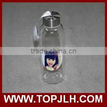 Photo printing glass bottle for water,glass water bottle for promotion