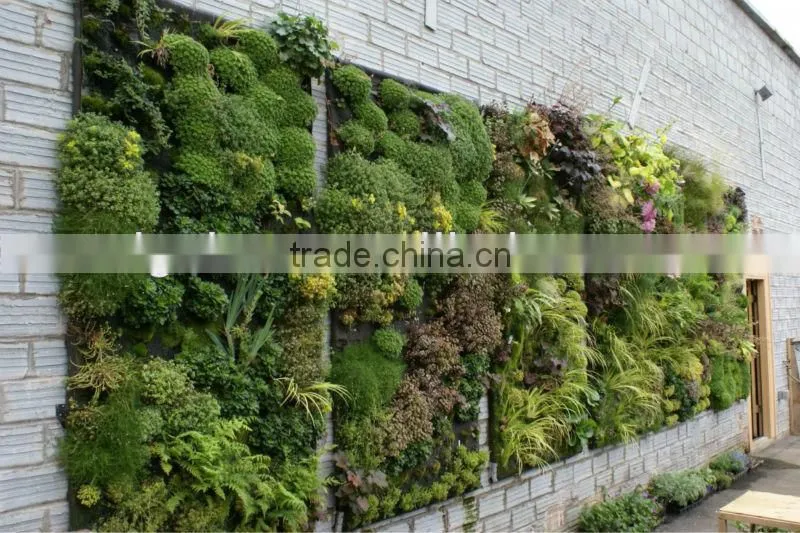2015 best price artificial plant wall/artificial grass wall, artificial vertical plant for garden