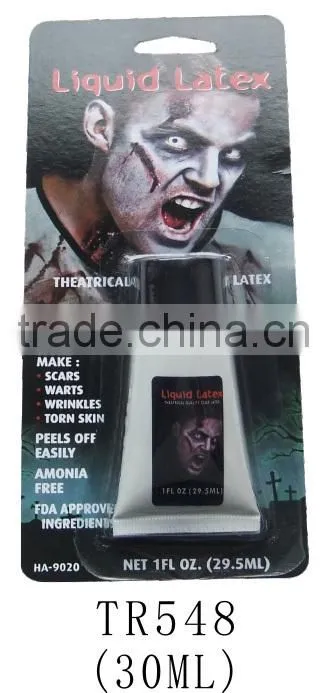 Halloween 30ml skin wound make up liquid latex fake blood