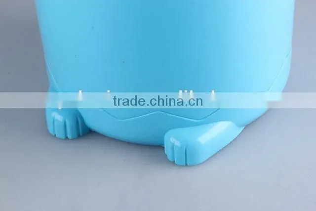 Panda Design Plastic Trash Can/Rubbish Bin Household Garbage Can