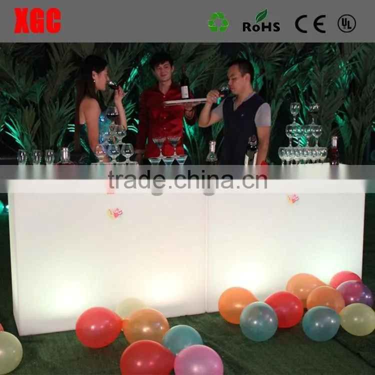 2019 party led glowing RGB cocktail table led furniture GF313