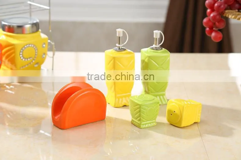 12 pcs ceramic airtight with matal lid&stand