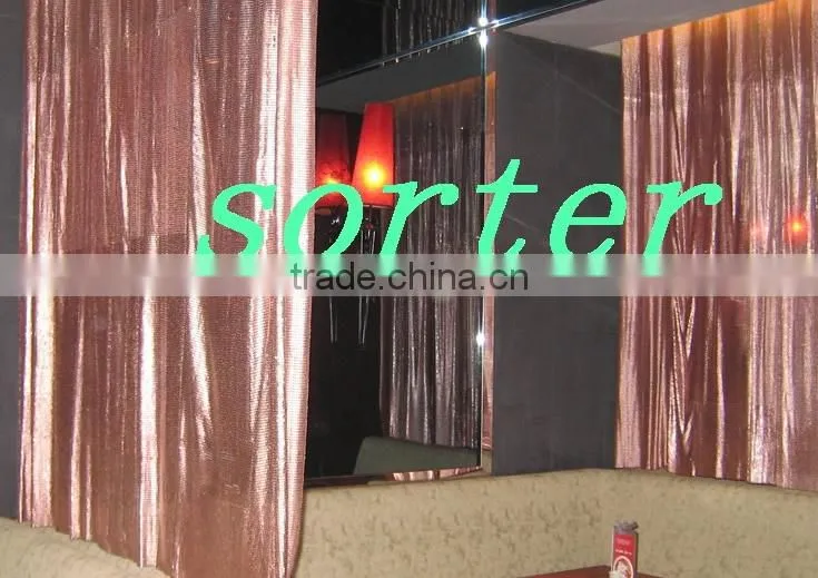 Metallic screen fabric