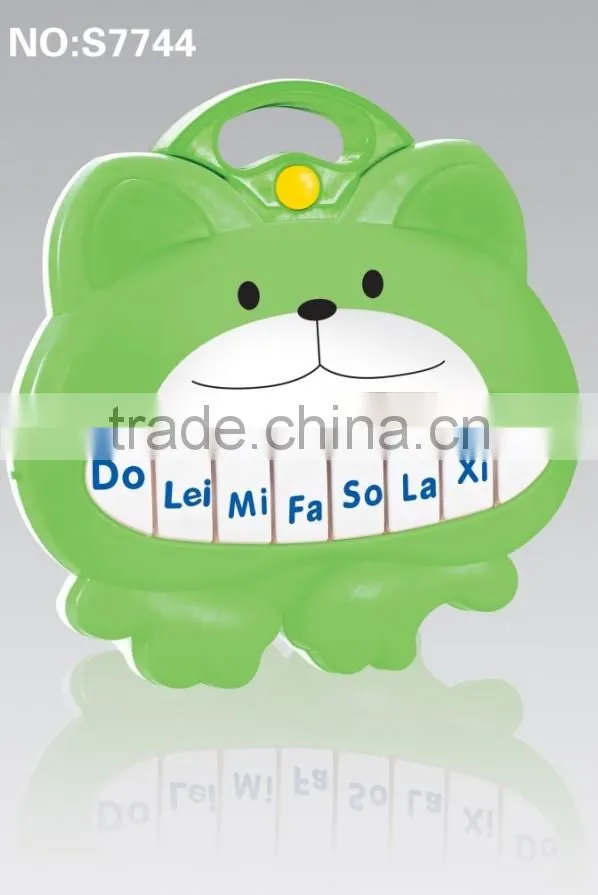 2015 hot sale electronic educational musical instrument bear shape keyboard for kids/ popular keyboard learning machine toys