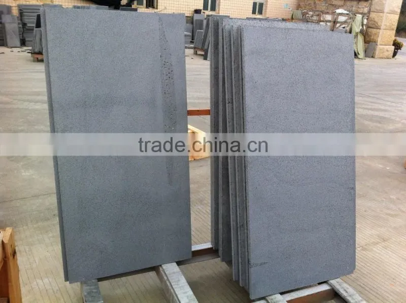 Black Stone Tiles Basalt Grey with Holes Black Basalt Stone,Basalt Wall Tiles