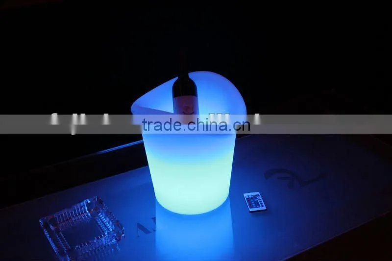 modern outdoor rechargeable LED ice bucket