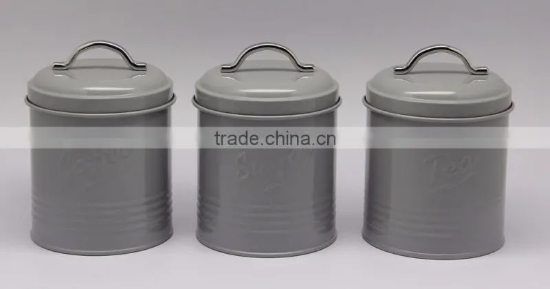 Hot sale kitchen canister set of 3