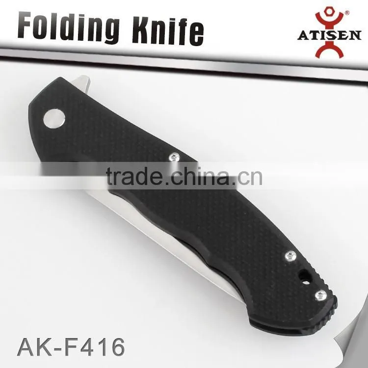 Top Quality Folding Knife 5Cr15 Blade G10 Handle Tactical Hunting Knives Camping Hand Tools