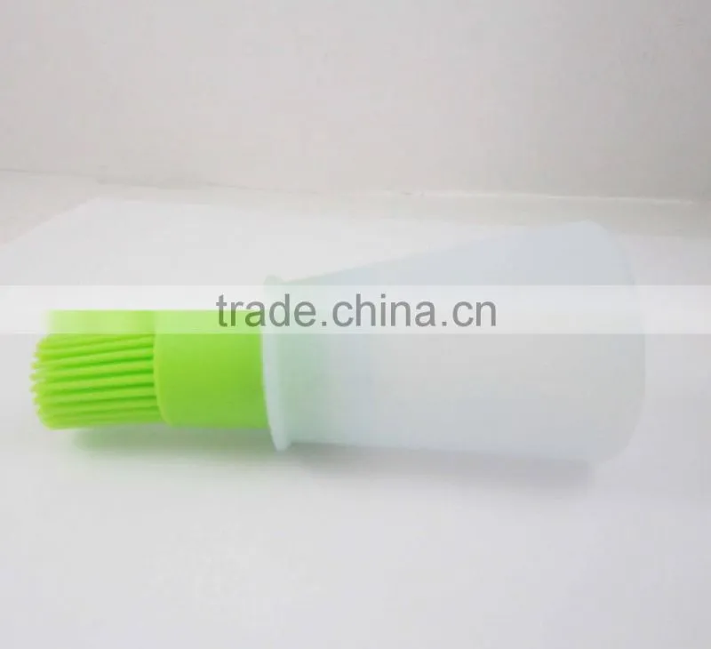 Easy Clean Silicone Oil Brush/Silicone Basting Brush wih container