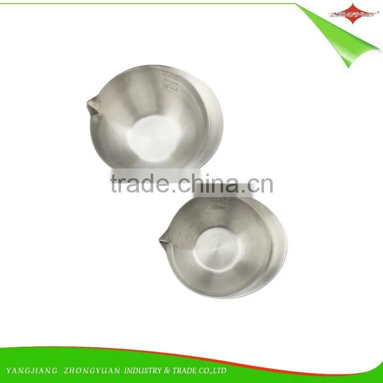 ZY-F10041 easy-function stainless steel measuring cup