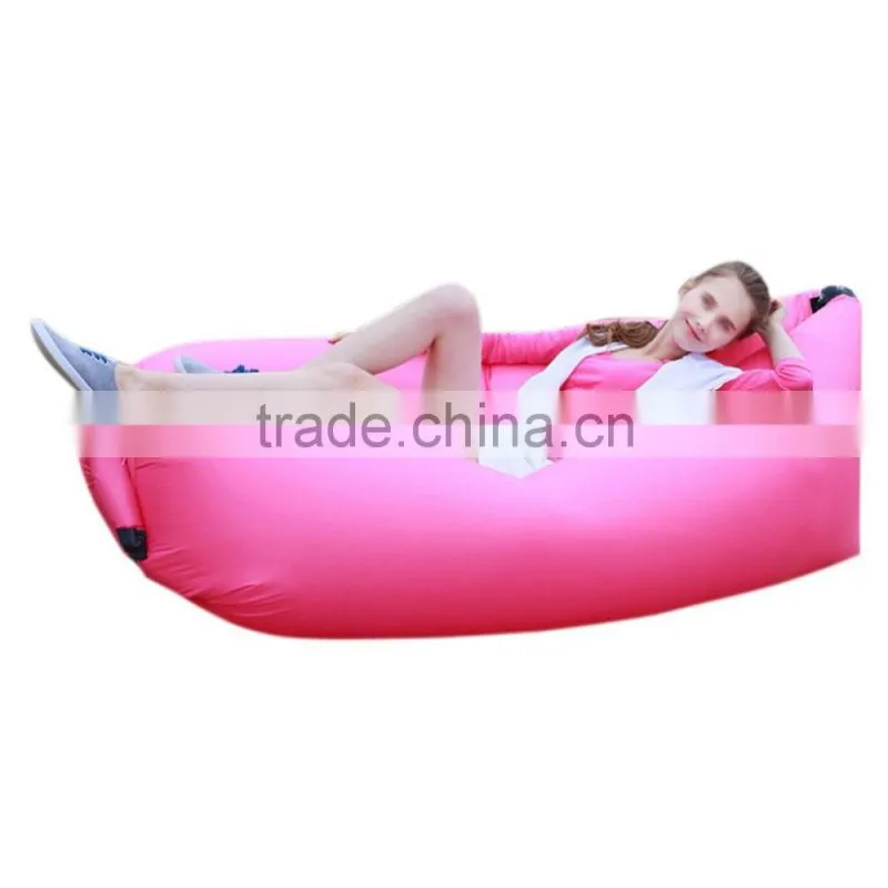 2016 Portable Sofa Lazy Sofa Fast Inflatable Air Sleeping Bag Camping Bed Beach