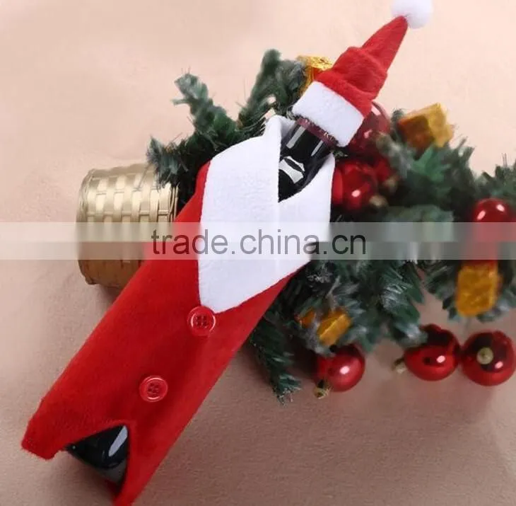 HOT selling Christmas wine gift bags decorative wine bottle holder