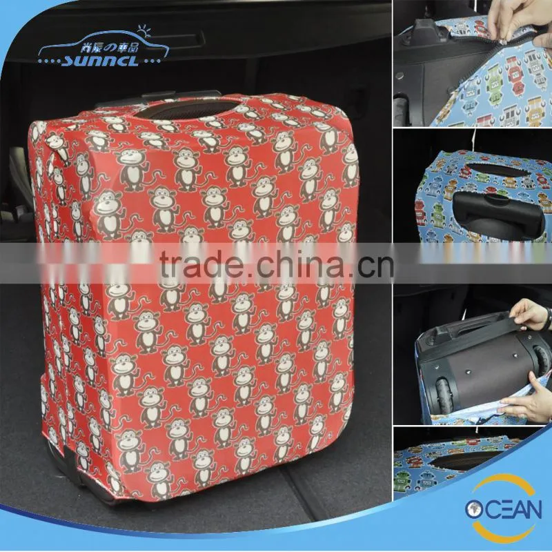 Rainbow Retractable Protective Cover Suitcase , Luggage Cover