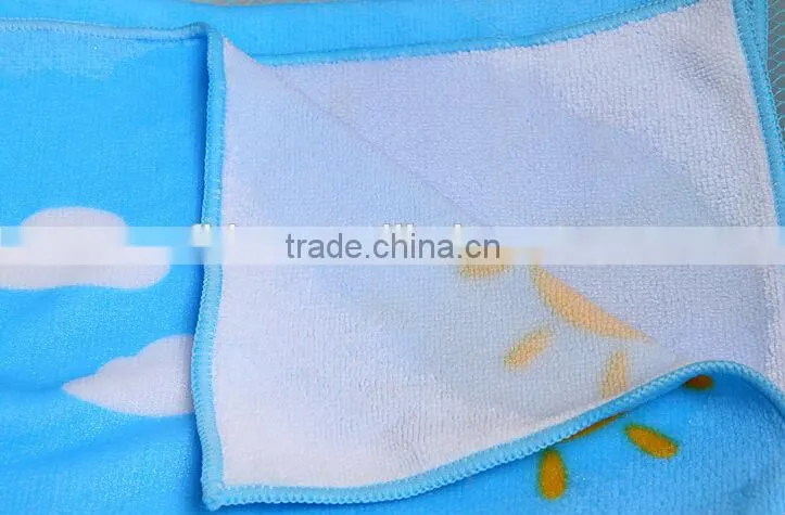 Promotion custom suede towel microfiber sport