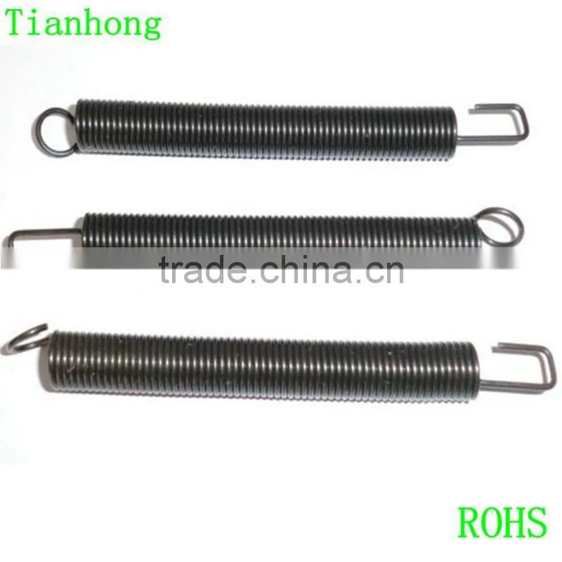 precision heavy duty extension springs with hooks