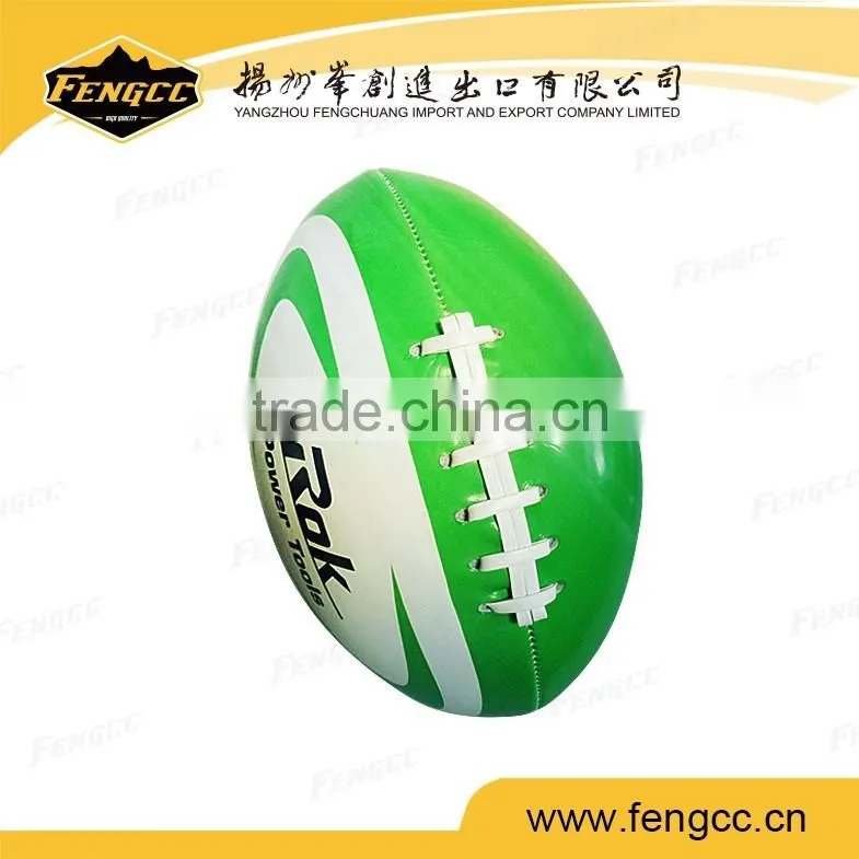 customized promotional pvc machine sewn American football