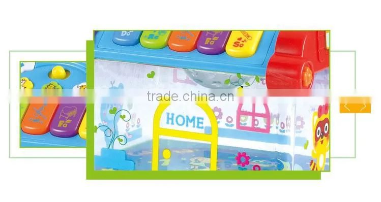 Wholesale house shape cartoon mobile phone baby dream toys