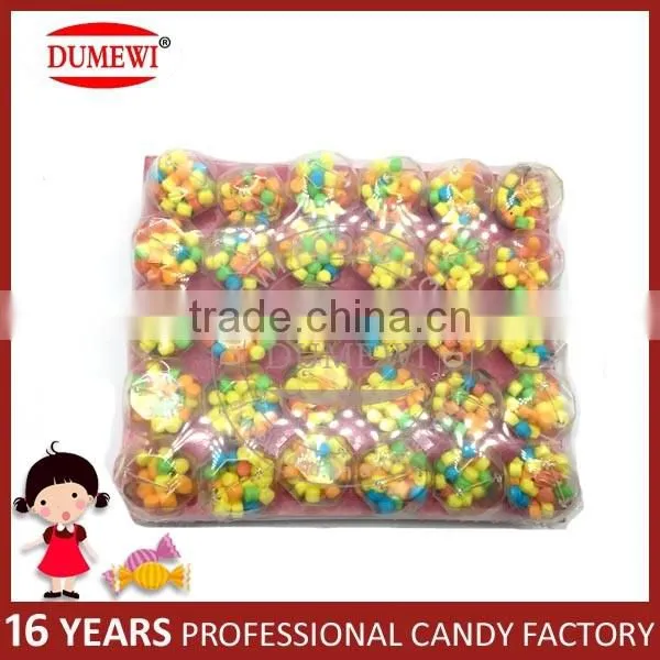 Fruit Flavor Lighting Diamond Ring Shaped Toy Tablet Candy