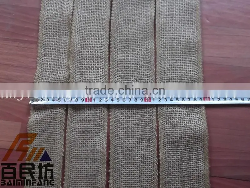 burlap spool 2.5'' wide 5yards long nature color