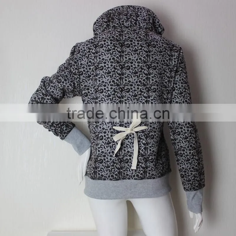 Women Leopard Printed Winter Coat