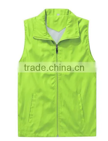 100% Cotton Volunteers Logo Embroideried 2016 Vest